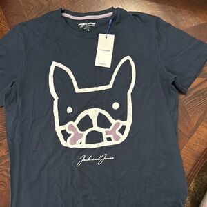 Jack & Jones Dark Blue Dog Graphic Tee
